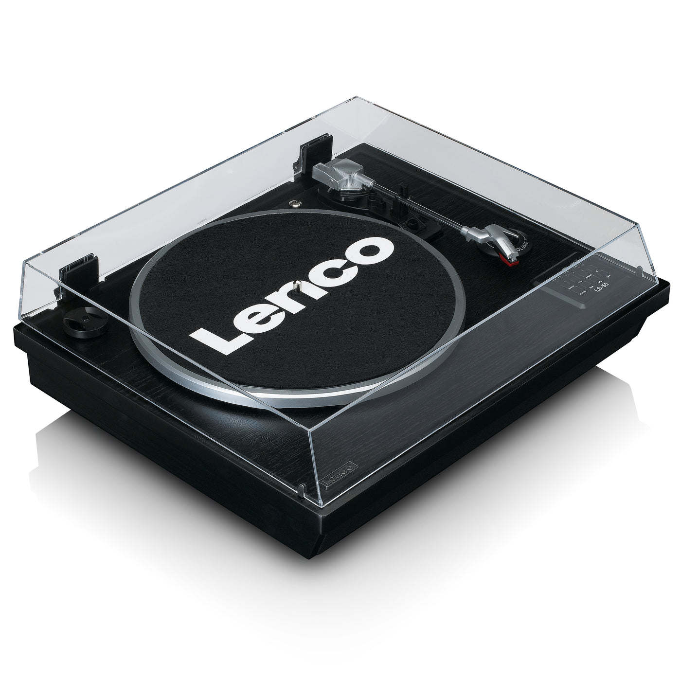 LENCO LS-55BK - Platenspeler met Bluetooth®, USB, MP3, luidsprekers - Zwart