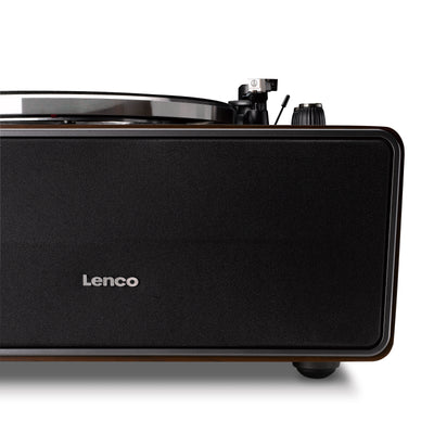 LENCO LS-470WA - Platenspeler met ingebouwde speakers en Bluetooth® - Walnoot