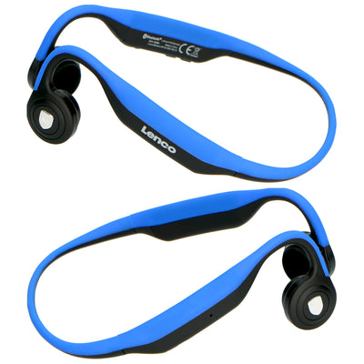 LENCO BCH-1000 - Bone Conduction Bluetooth® headphone, blue