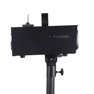 LENCO LFM-110BK - Dual Matrix party LED light and fog machine
