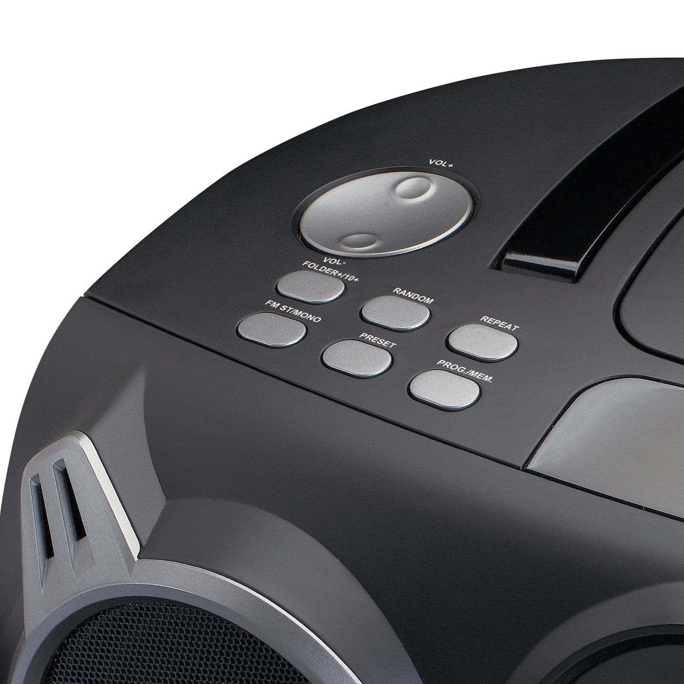 LENCO SCD-100BK - Draagbare PLL FM Radio CD-speler Inclusief Bluetooth®/USB en SD speler - Zwart
