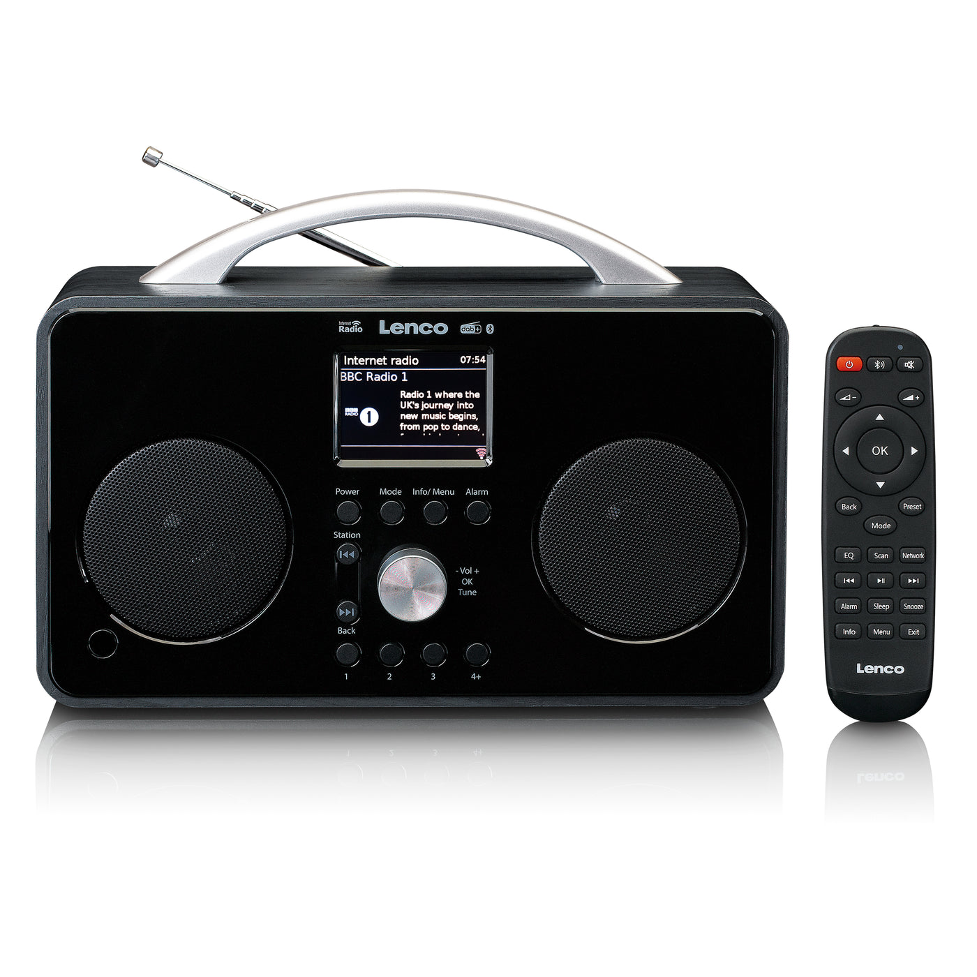 LENCO PIR-645BK - Internet, DAB, FM radio, Bluetooth®, RC