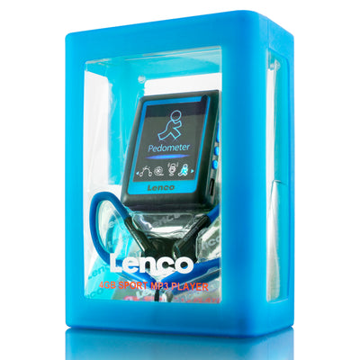 LENCO PODO-152 - MP3/4 Speler met stappenteller en 4GB - Blauw