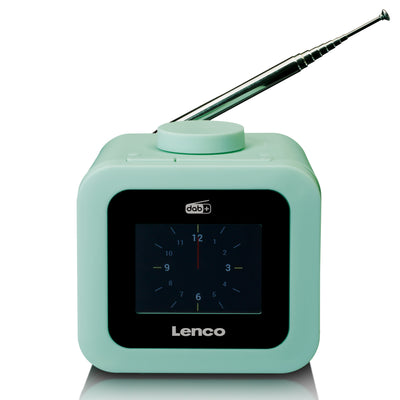 LENCO CR-620GN - DAB+/FM Wekkerradio met een kleuren display - Groen