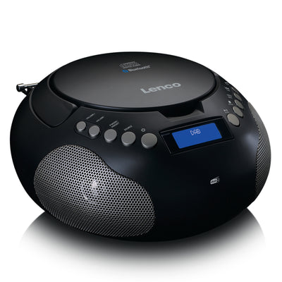 LENCO SCD-341BK - Draagbare DAB Radio met DAB+/ FM en Bluetooth® - Zwart
