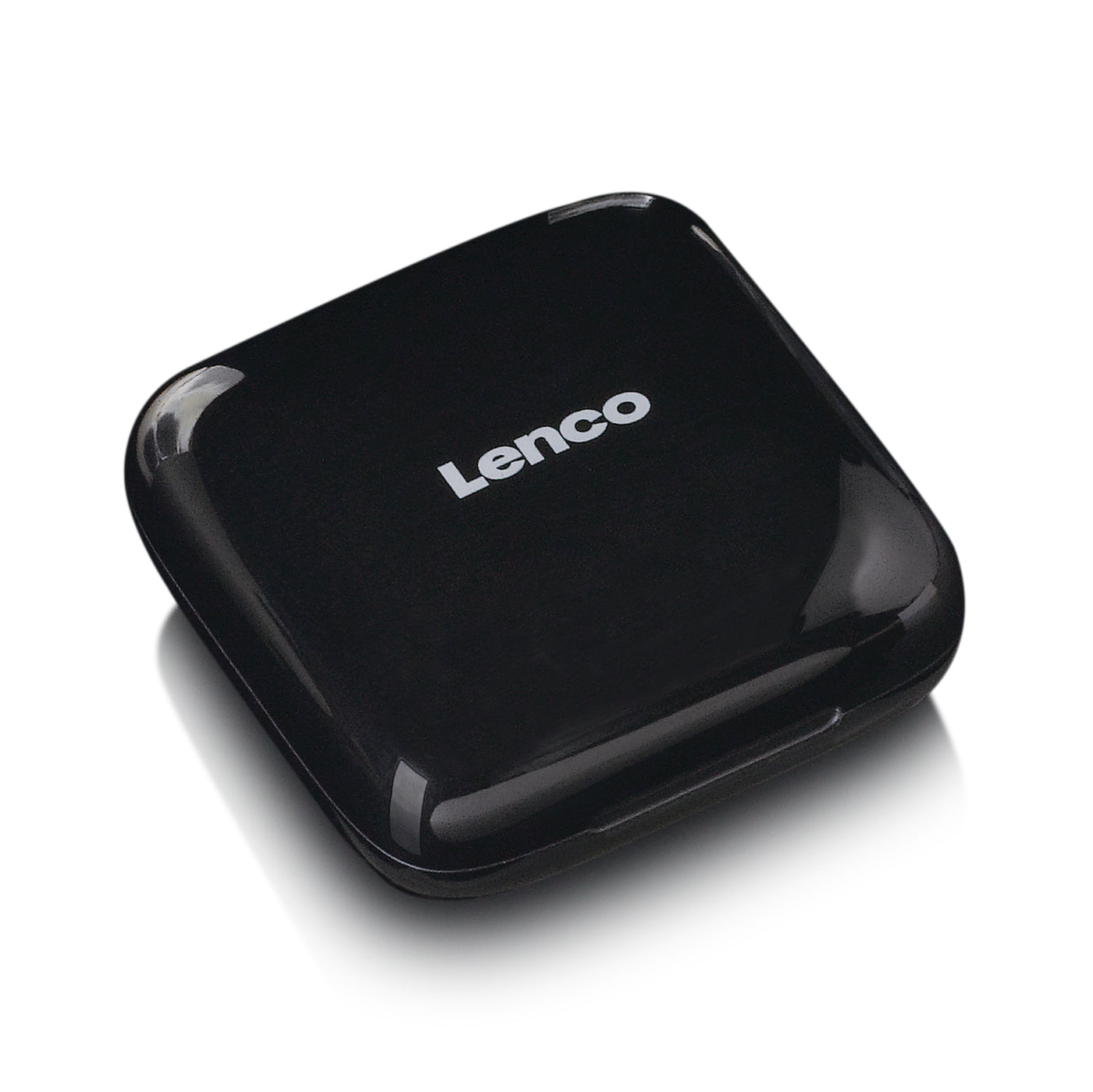 LENCO EPB-430BK - Wireless headphones, charging case with display, Bluetooth® and TWS, black