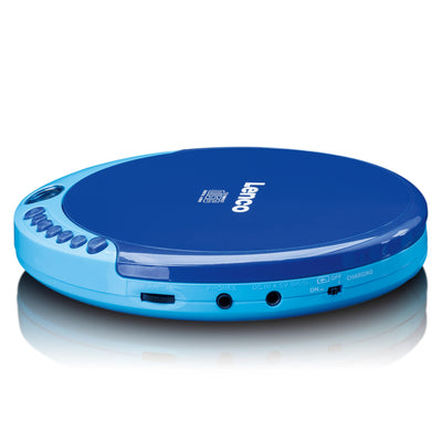 Lenco CD-011BU - Portable CD speler - Blauw