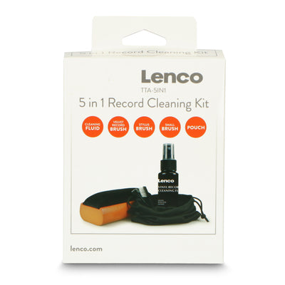 LENCO TTA-5IN1 - Wooden cleaning brush with velvet padding