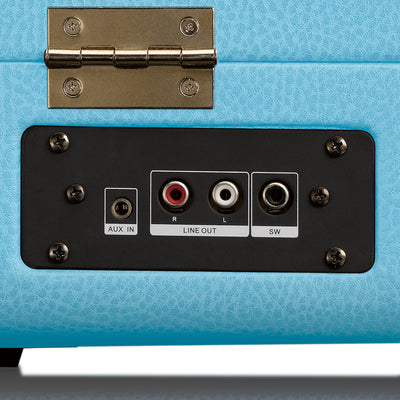 Classic Phono TT-33 Blue - Koffer Platenspeler met ingebouwde speakers en riemaandrijving - Blauw
