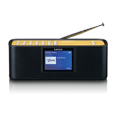 LENCO PDR-045BK - DAB+ radio met Bluetooth® 5.0, zwart