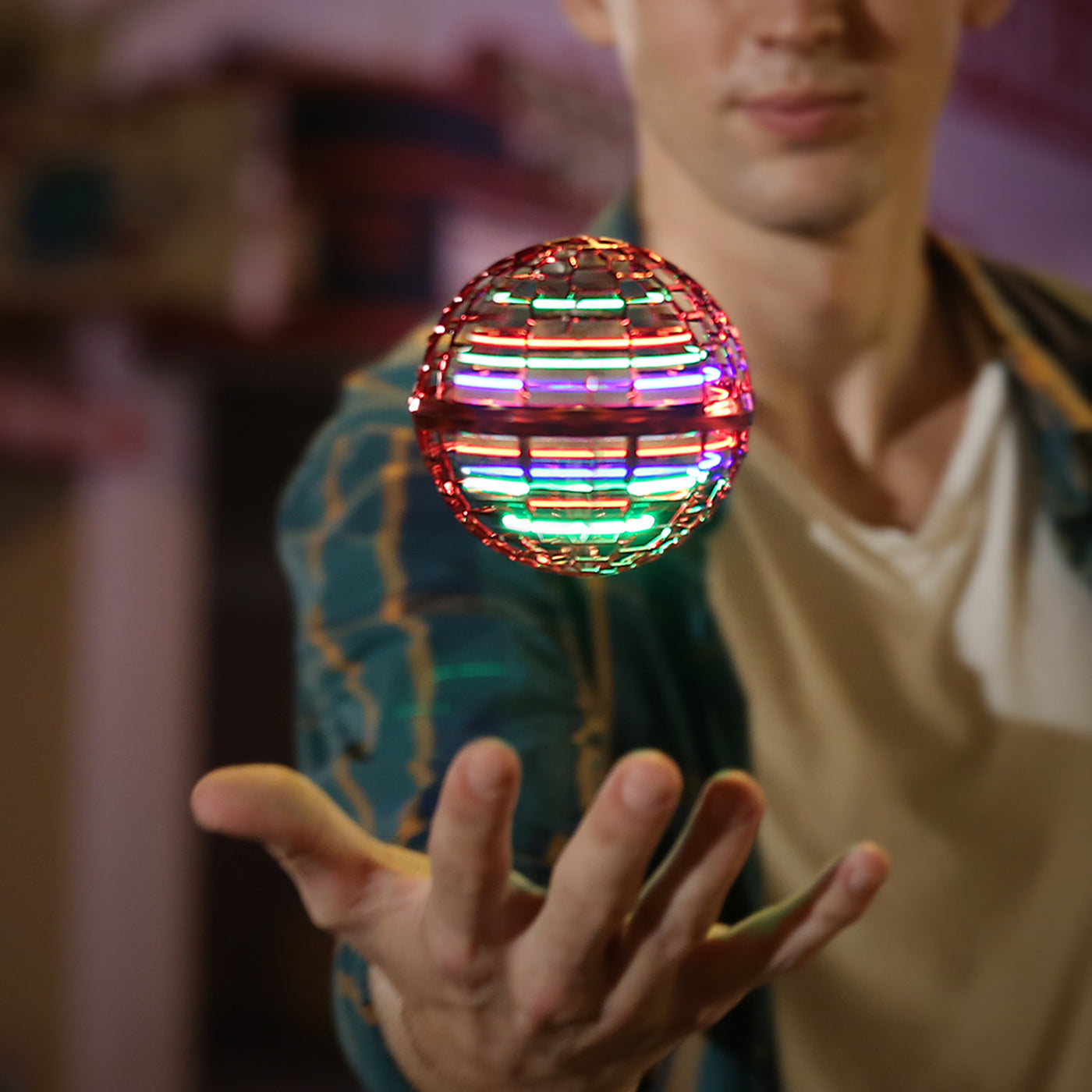 LENCO - FLB-007PK- Flying lighting ball - Pink