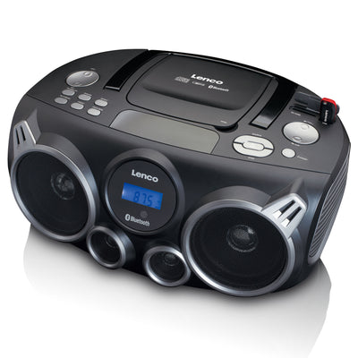 Lenco SCD-685BK - Portable DAB+/FM Radio CD-player with Bluetooth®, USB and SD-card - Black