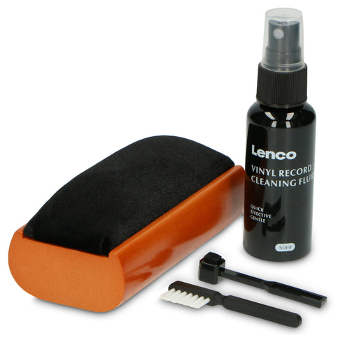 LENCO TTA-5IN1 - Wooden cleaning brush with velvet padding