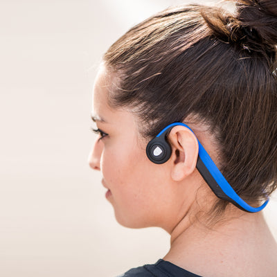 LENCO BCH-1000 - Bone Conduction Bluetooth® headphone, blue
