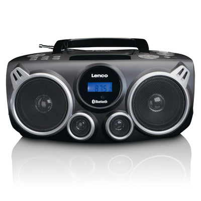 LENCO SCD-100BK - Portable PLL FM Radio CD player including Bluetooth® - Black