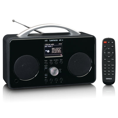 LENCO PIR-645BK - Internet / DAB+ FM Radio met Bluetooth® - Zwart