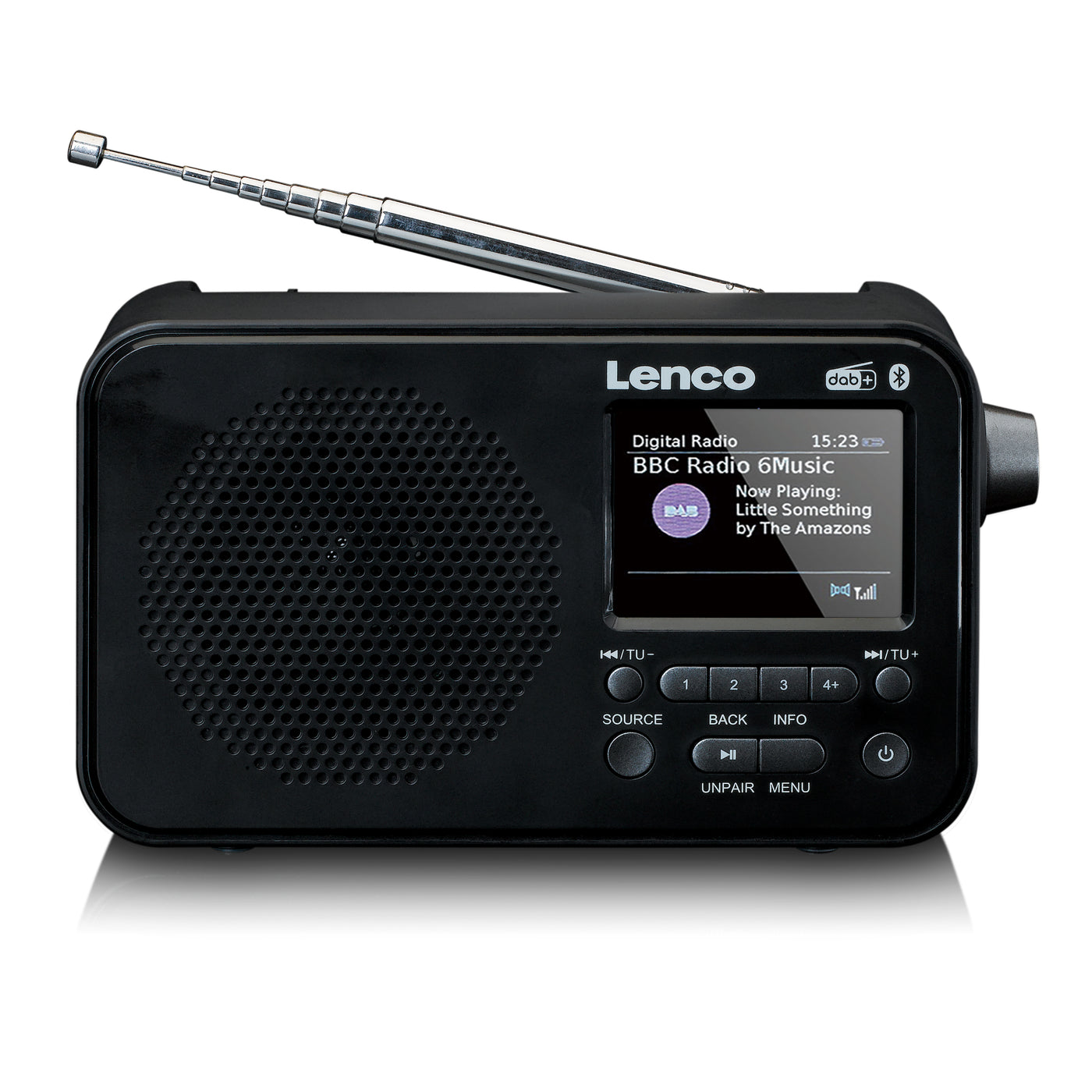 LENCO PDR-036BK - DAB + / FM Radio with Bluetooth® - Black