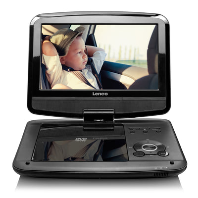 LENCO DVP-9413 - 9" Portable DVD-speler met DVB-T2 ontvanger - Zwart