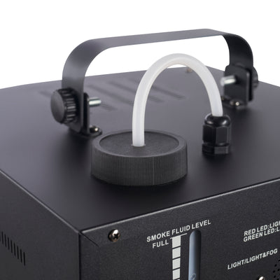 LENCO LFM-110BK - Dual Matrix party LED light and fog machine