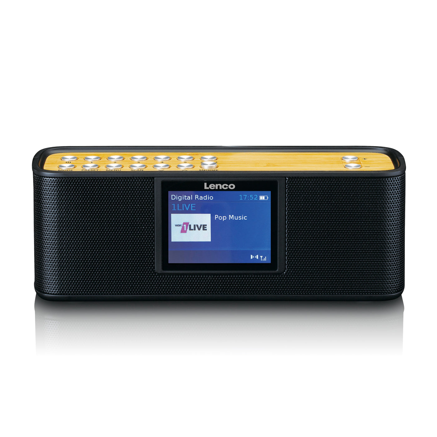 LENCO PDR-045BK - DAB+ radio met Bluetooth® 5.0, zwart