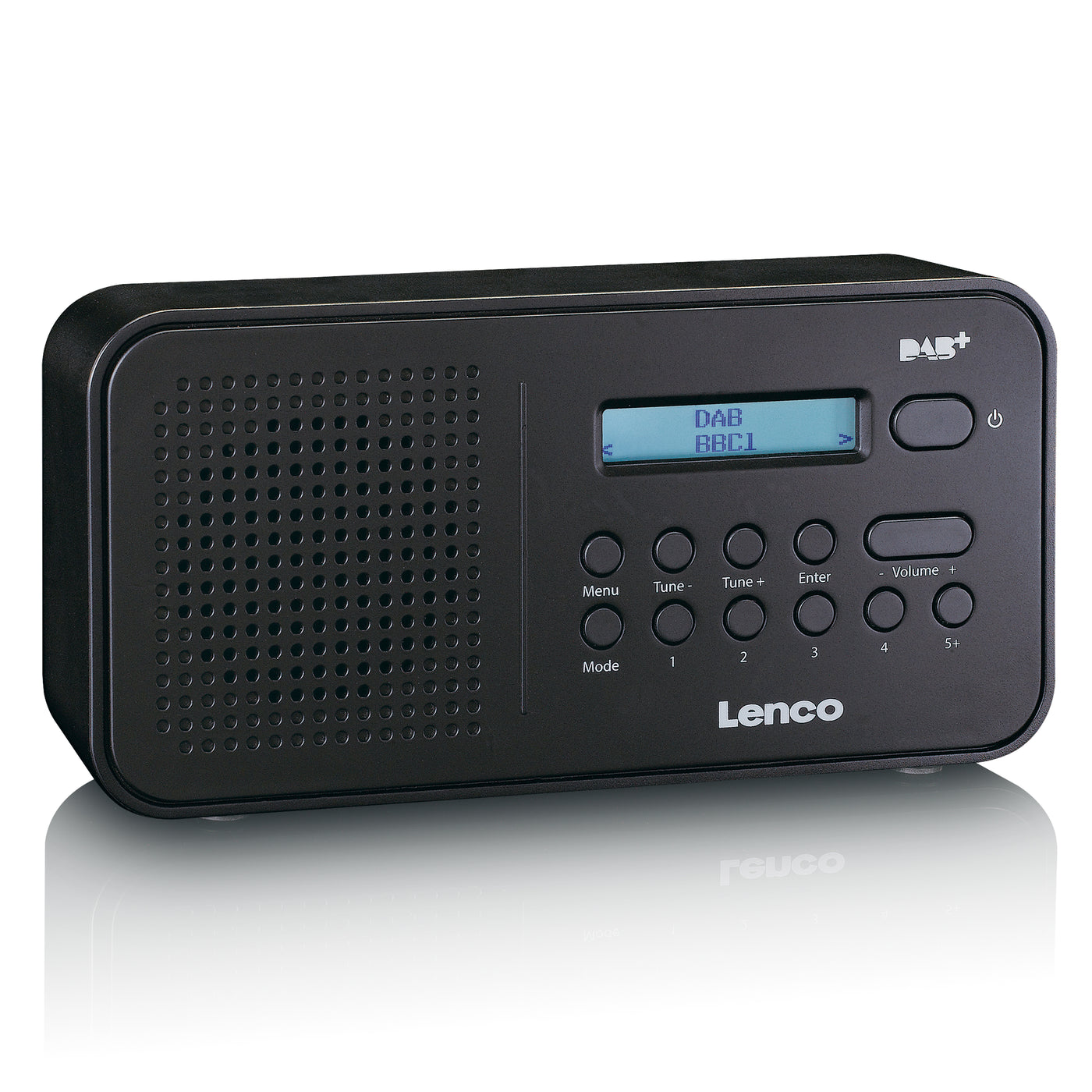 LENCO PDR-015BK - Draagbare DAB+/FM radio - Zwart