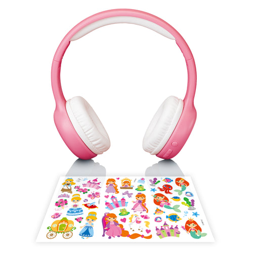 LENCO HPB-110PK - Vouwbare kinder Bluetooth® hoofdtelefoon - Pink