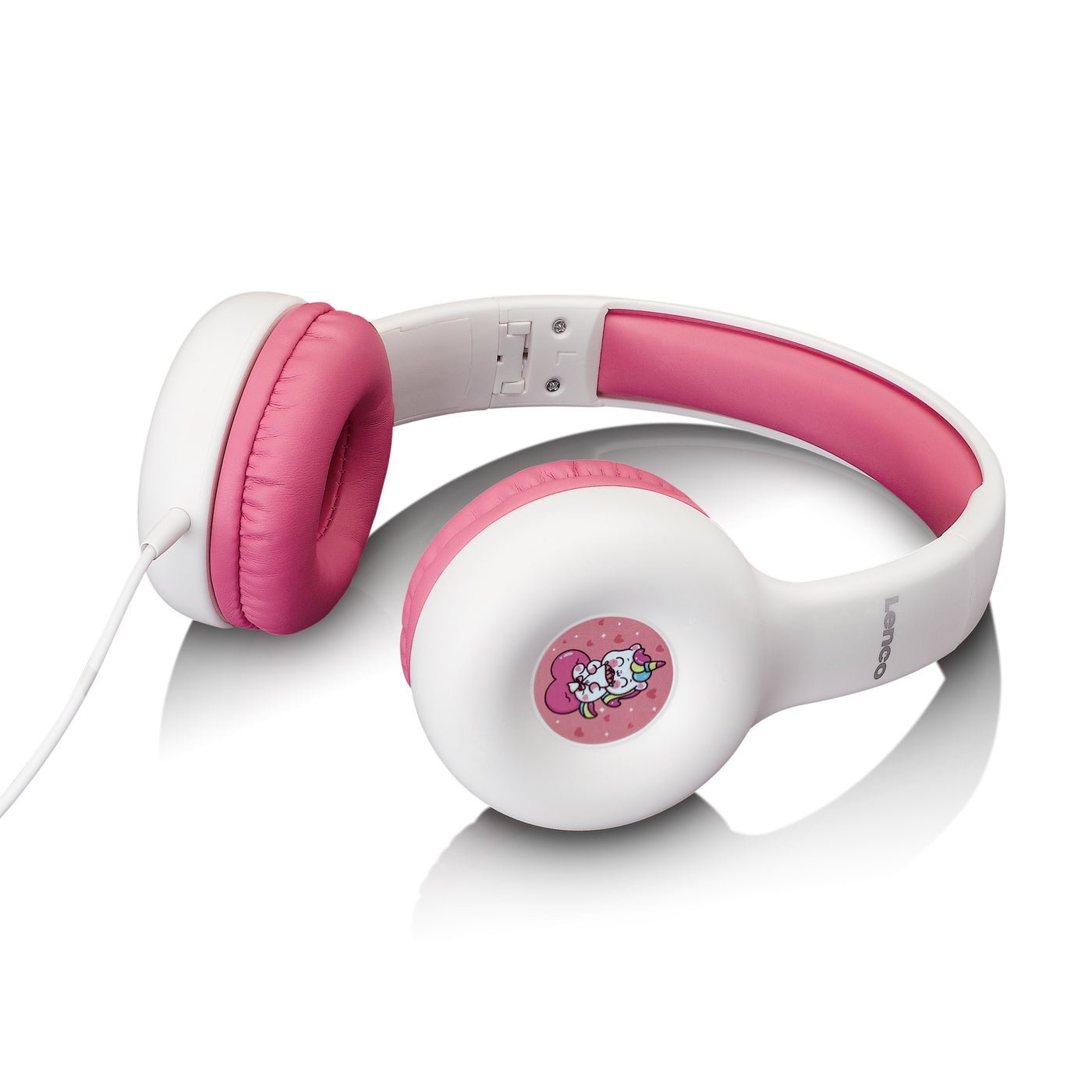 LENCO HP-010PK - Hoofdtelefoon voor kinderen, roze