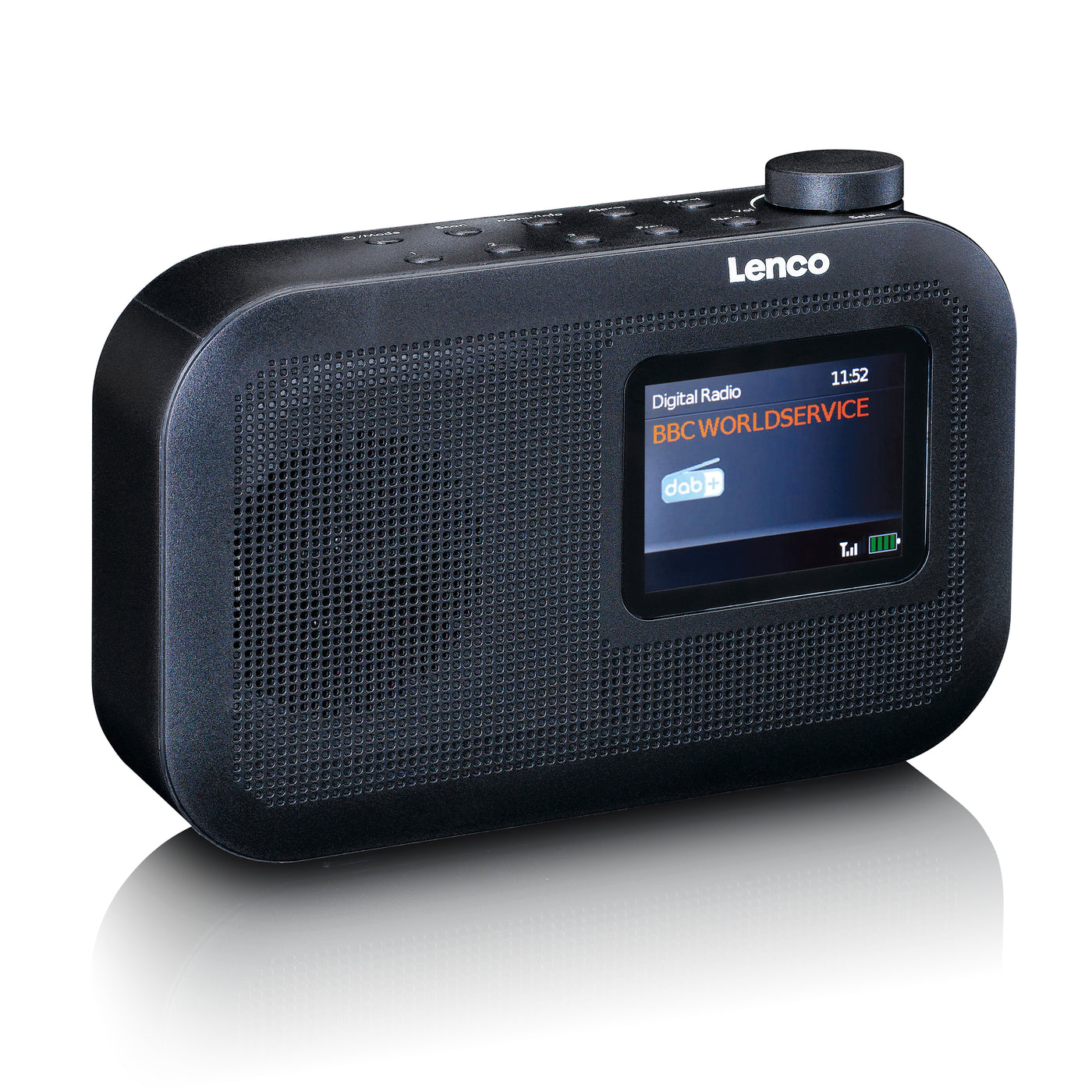 LENCO PDR-026BK - Draagbare DAB+/FM radio met Bluetooth® - zwart