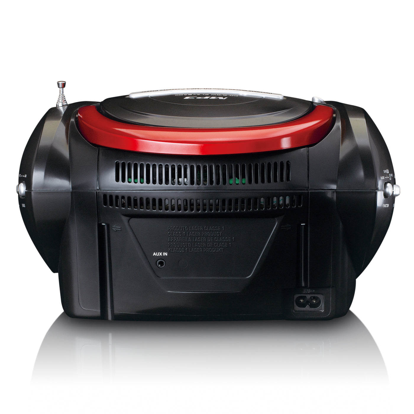 LENCO SCD-430RD - Draagbare radio, CD/MP3, casette speler - Rood