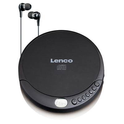 Lenco CD-010 - Portable CD speler met oplaadfunctie - Zwart