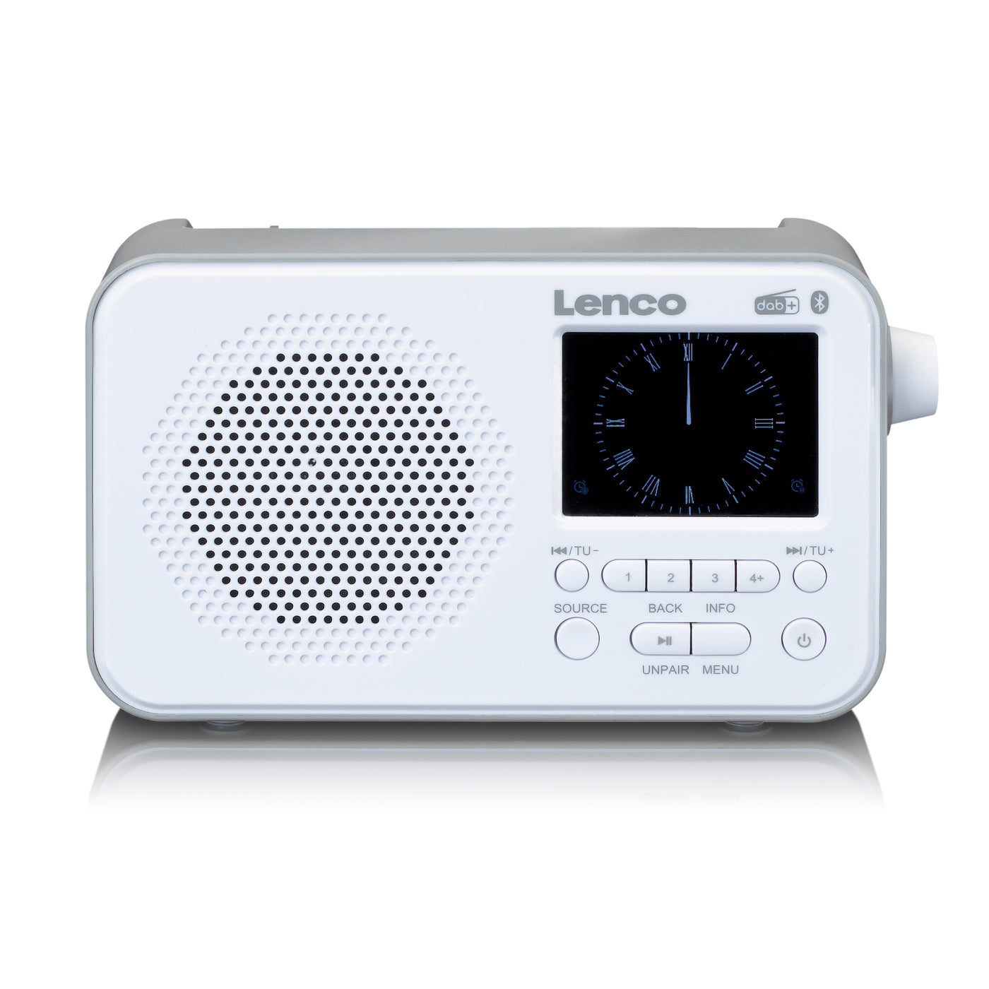 LENCO PDR-036WH - DAB + / FM Radio with Bluetooth® - White