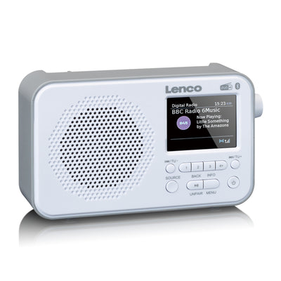 LENCO PDR-036WH - DAB+ / FM Radio met Bluetooth® - Wit