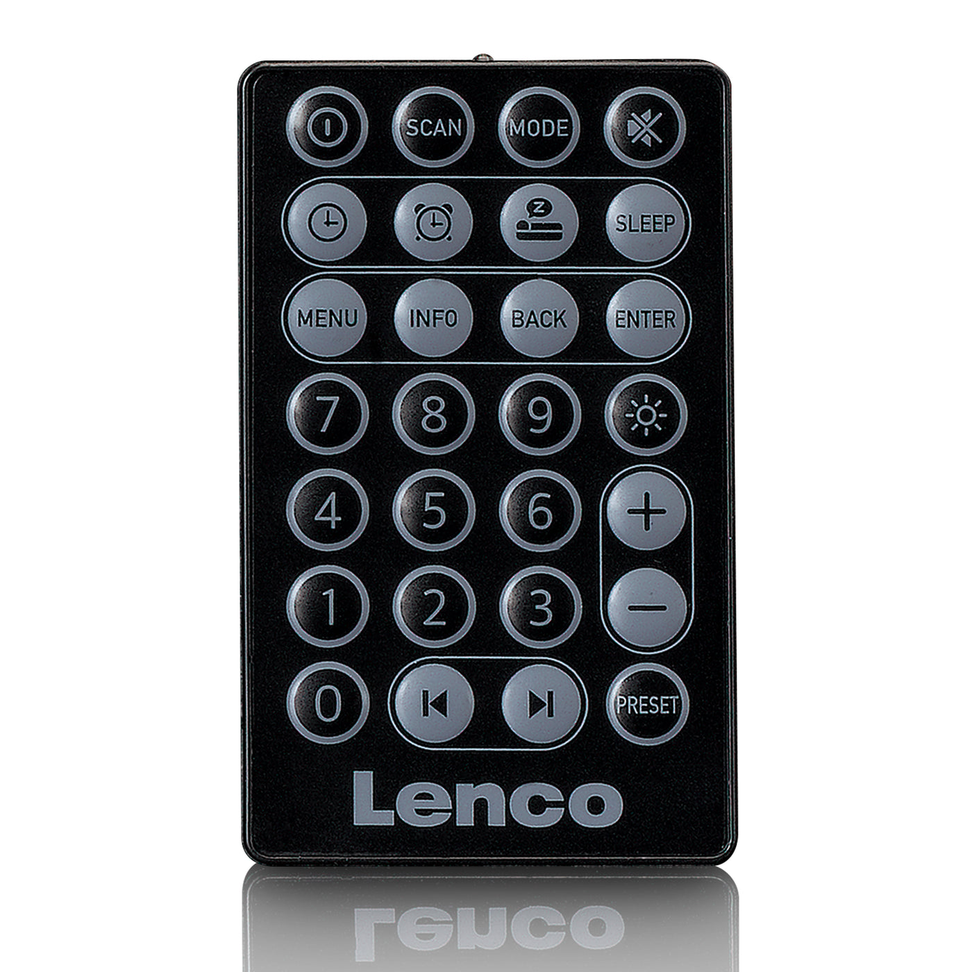 LENCO PDR-051BKSI - Draagbare DAB+ FM Radio met Bluetooth® en AUX-ingang, oplaadbare batterij - Zwart