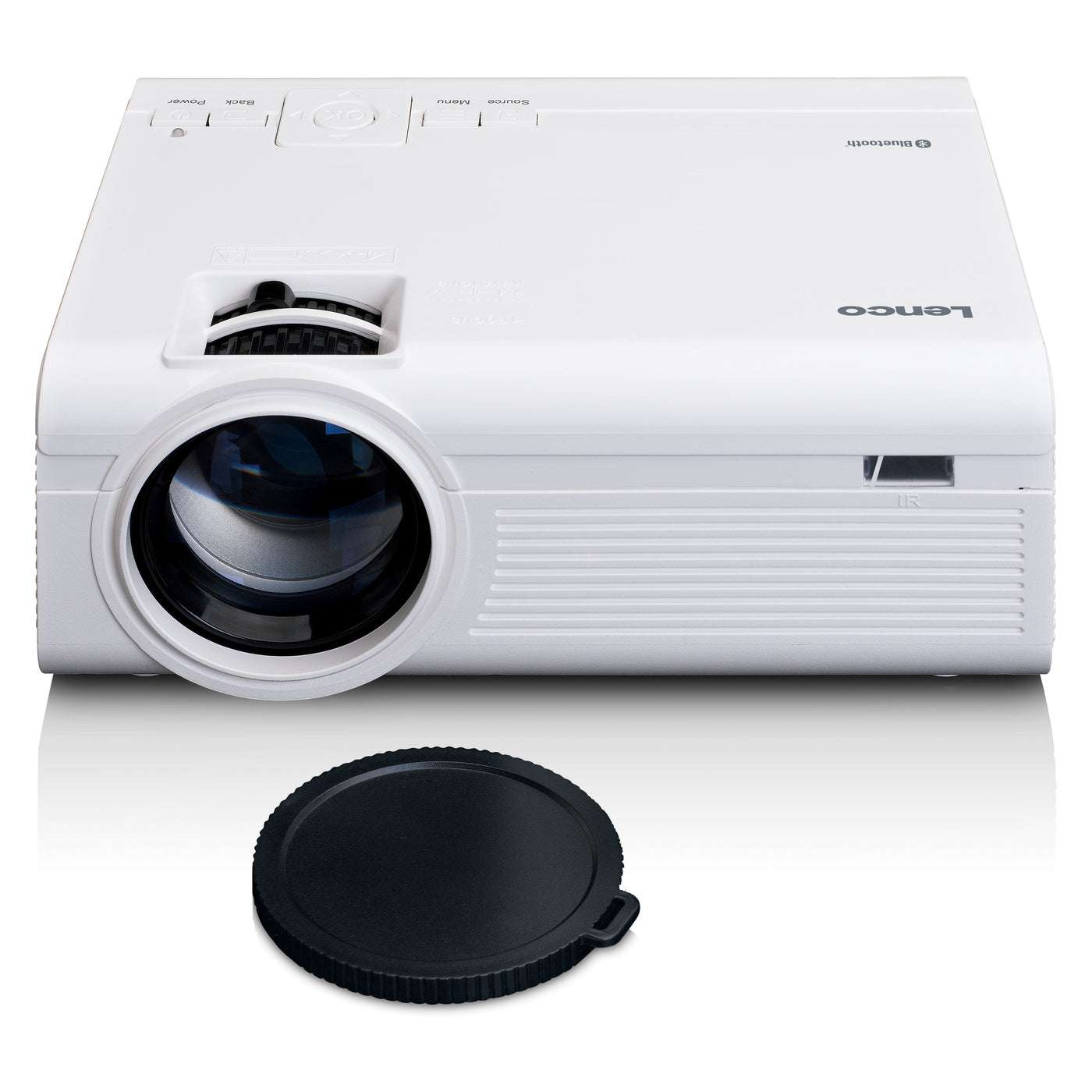 LENCO LPJ-300WH - LCD Projector met Bluetooth® - Wit