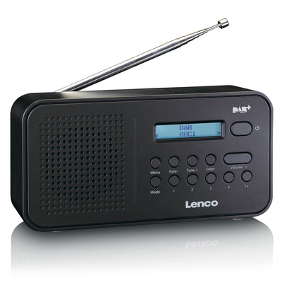 LENCO PDR-015BK - Draagbare DAB+/FM radio - Zwart