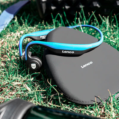 LENCO BCH-1000 - Bone Conduction Bluetooth® headphone, blue