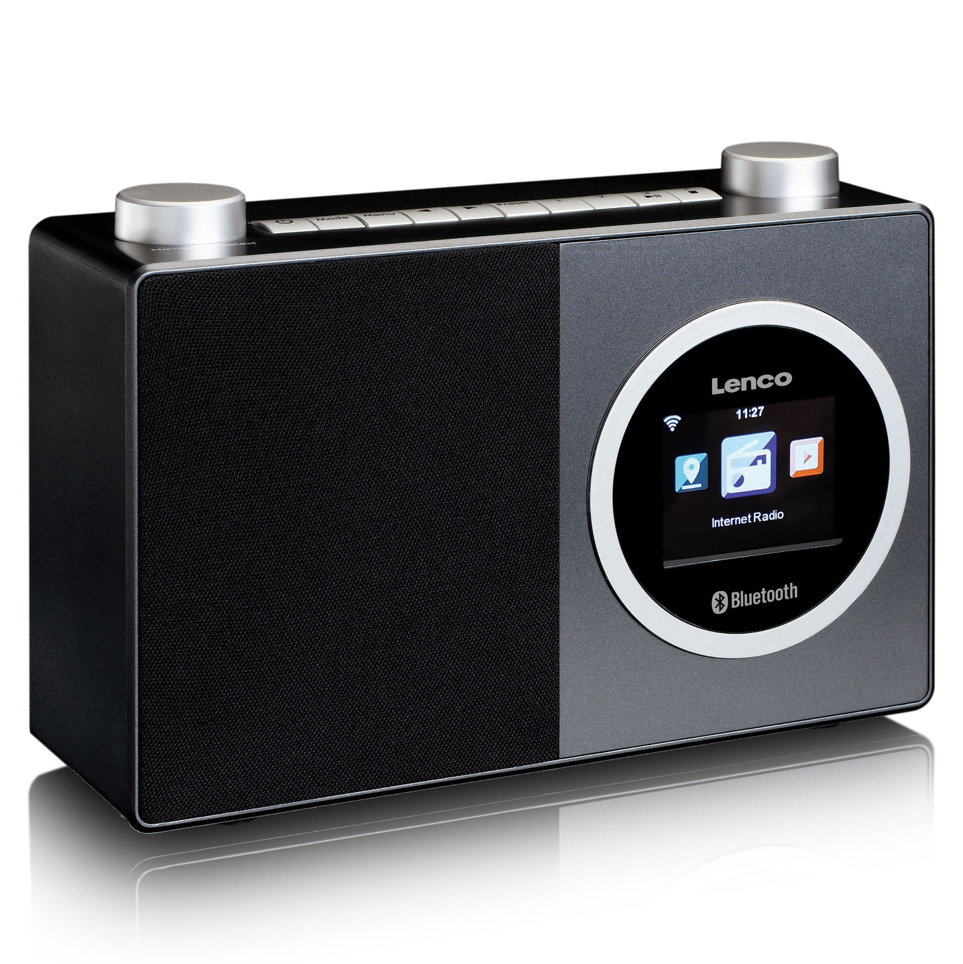 LENCO DIR-70BK - Internet radio met kleurendisplay en Bluetooth® - Zwart