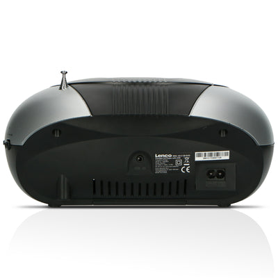 LENCO SCD-37 USB Silver - Draagbare FM Radio CD en USB speler - Zilver