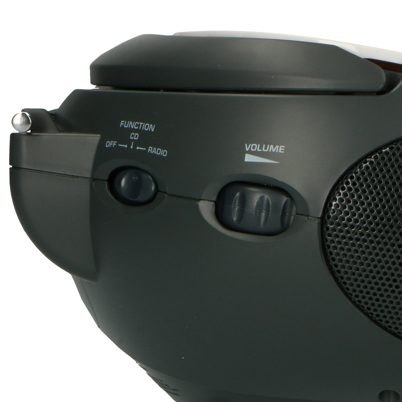 LENCO SCD-24 white - Portable stereo FM radio with CD player - White