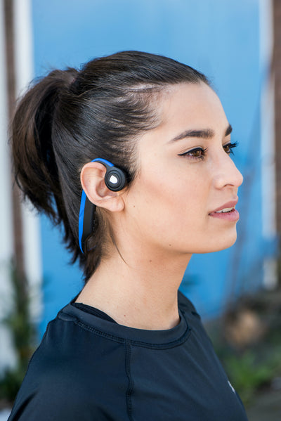 LENCO BCH-1000 - Bone Conduction Bluetooth® headphone, blue