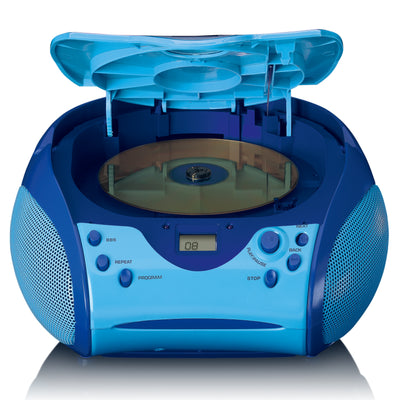 LENCO SCD-24BU kids - Portable stereo FM radio with CD player - Blue