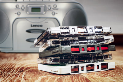 LENCO SCD-420SI - Portable stereo FM Radio CD - Cassettespeler