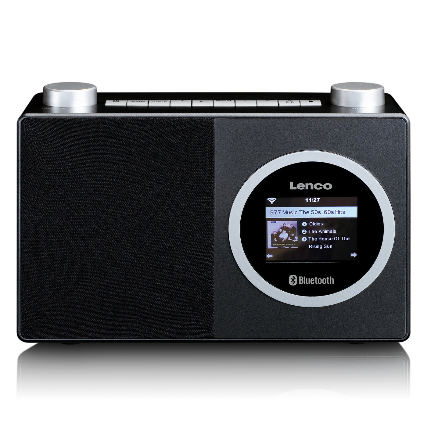 LENCO DIR-70BK - Internet radio with colour display and Bluetooth® - Black