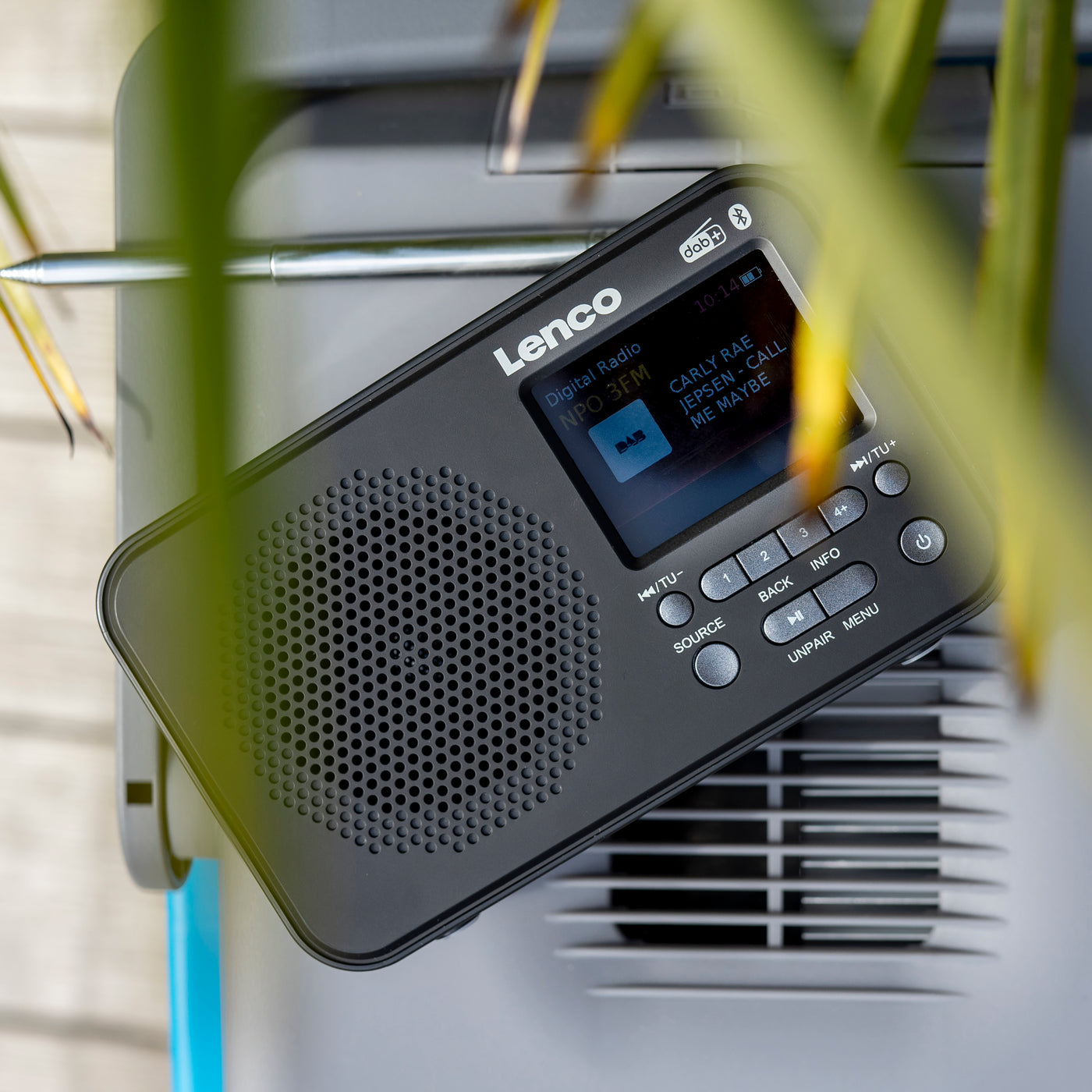 LENCO PDR-035BK - DAB+ / FM Radio met Bluetooth® - Zwart