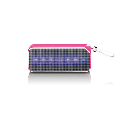 Lenco BT-191PK - Bluetooth speaker spatwaterdicht met party lights - Roze