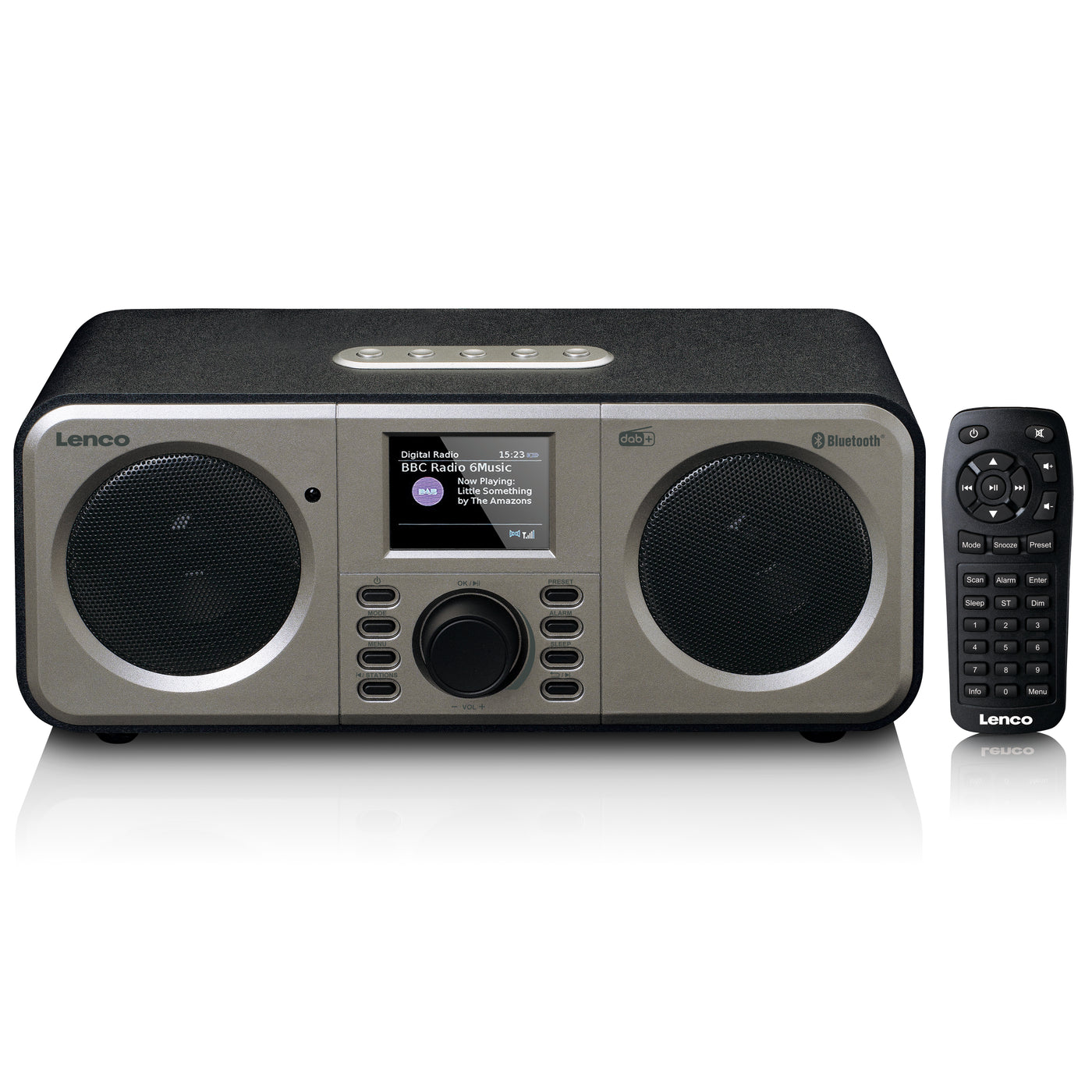 LENCO DAR-030BK - Stereo DAB+ FM Radio met Bluetooth® - Zwart