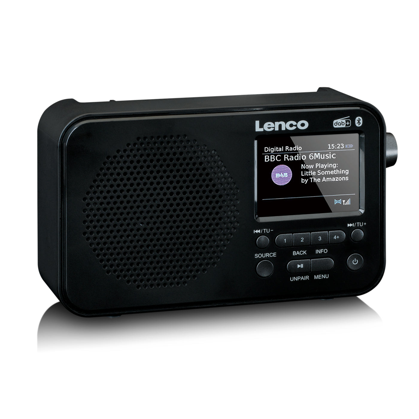 LENCO PDR-036BK - DAB+ / FM Radio met Bluetooth® - Zwart