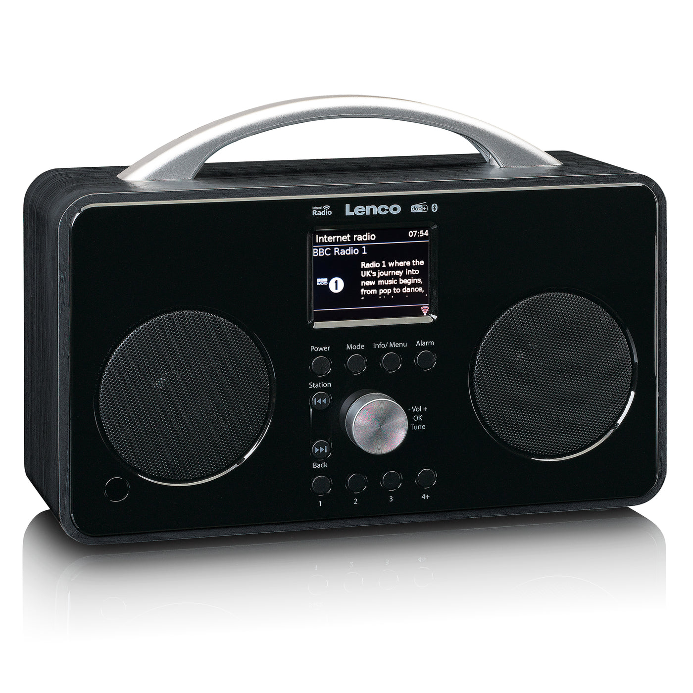 LENCO PIR-645BK - Internet / DAB+ FM Radio met Bluetooth® - Zwart