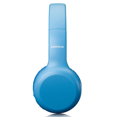 Lenco HPB-110BU - Vouwbare kinder Bluetooth hoofdtelefoon - Blauw