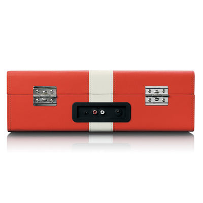 CLASSIC PHONO TT-110RDWH -  Record Player with Bluetooth® reception and built in speakers - Red white